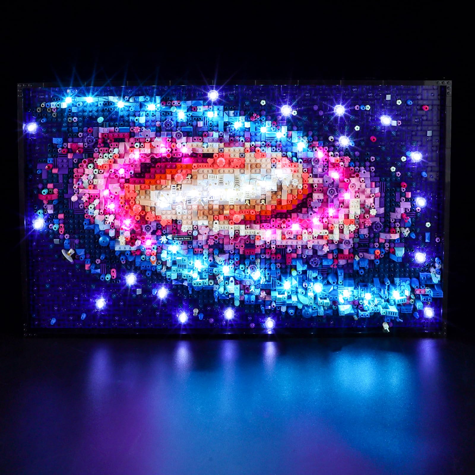 GEAMENT LED Light Kit Compatible with LEGO The Milky Way Galaxy - Lighting set for Art 31212 (Model Set Not Included)