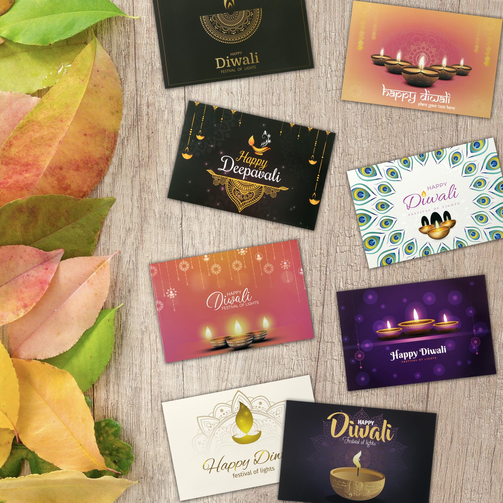 Confezione di biglietti di Natale, ogni confezione multipla di biglietti di Natale ecologici, con 8 diversi motivi con buste e adesivi, per amici di famiglia, regalo di auguri