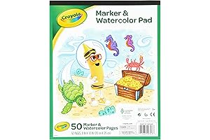 Crayola Marker & Watercolor Pad: Ignite Artistic Pursuits
