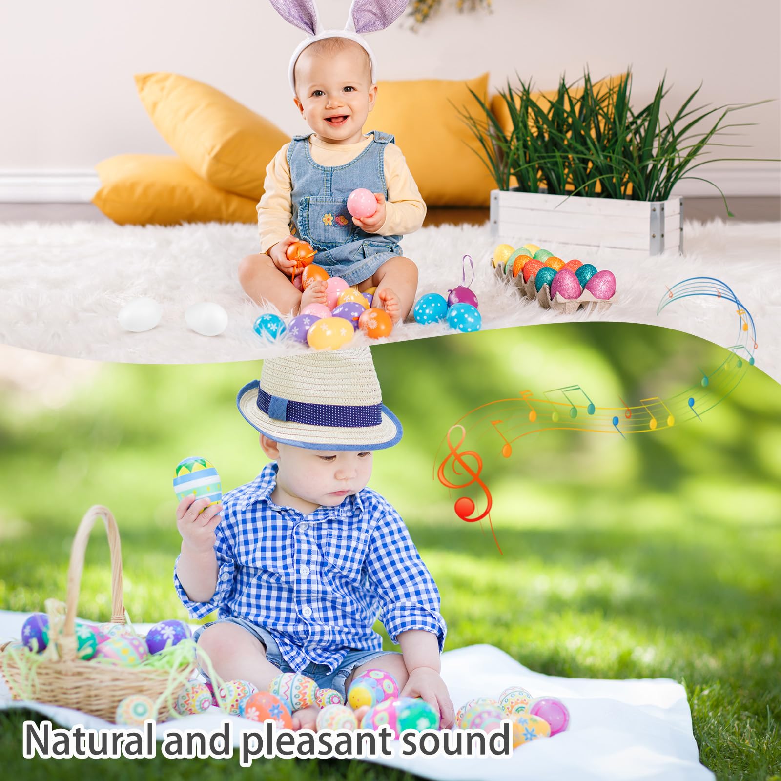 Alice - Maracas de Huevo Sonoras de 1 Pieza, Instrumentos Musical Profional Premium, Sonajero Rítmico - AliExprs 18