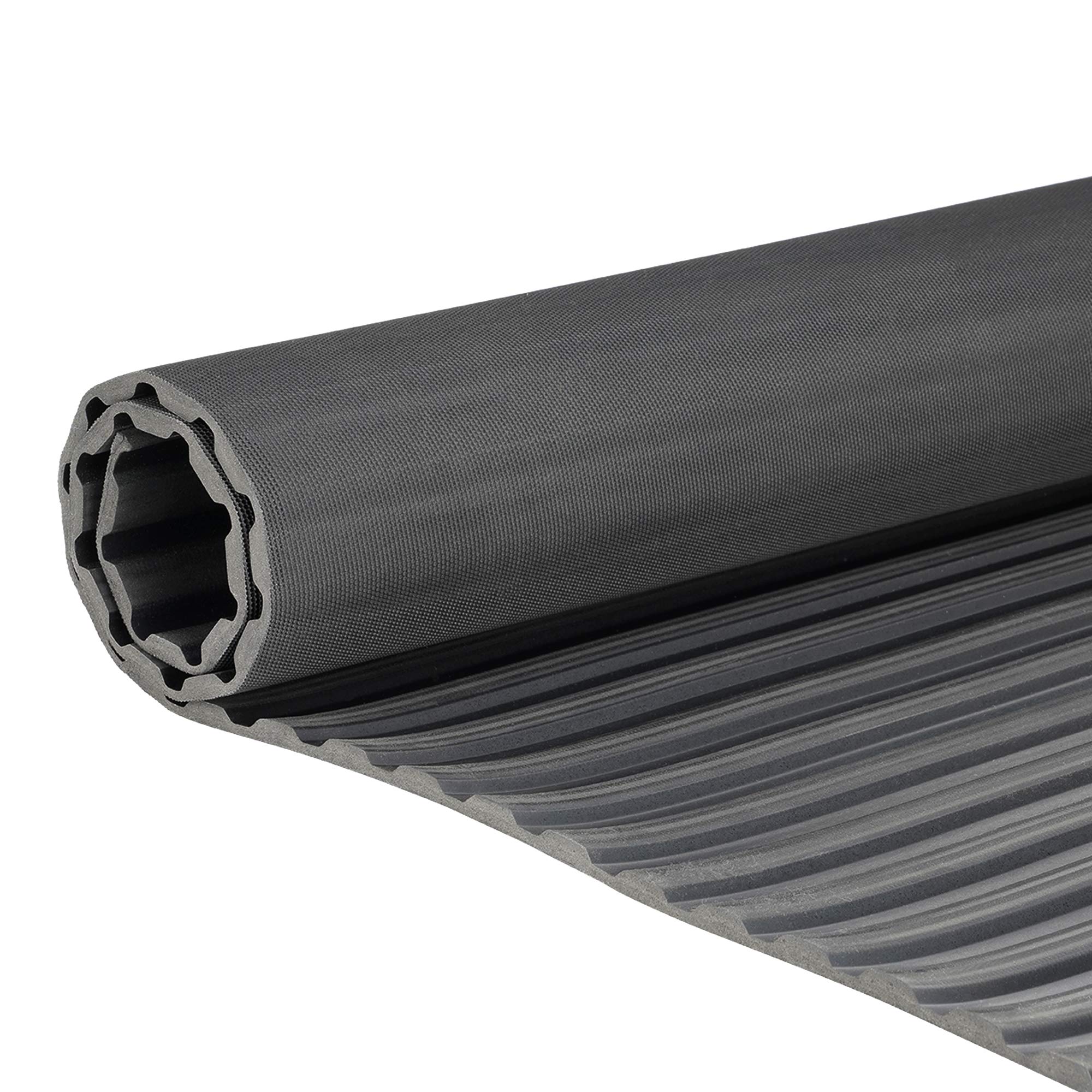 Breitriefenmatte, 10m² 1,2 x 8,34m Stärke: 3mm, Schwarz