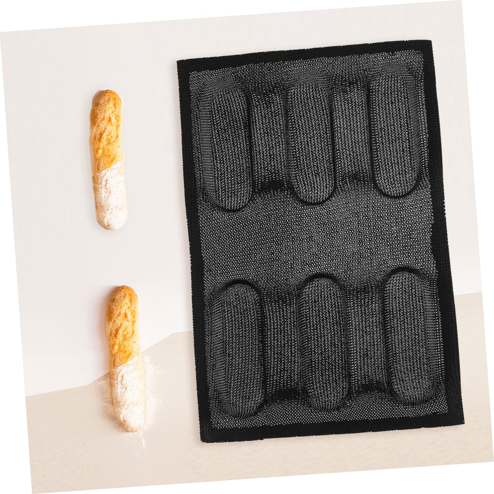 Alipis 2pièces Moule à Silicone Non-adhésif Outil De Boulangerie Respirant Pour Pâtisserie Et Cuisine Noir