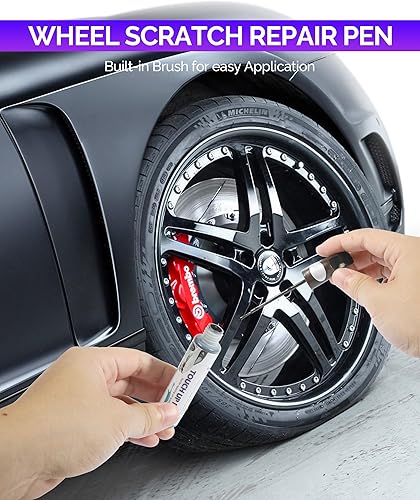 Miniatura 5 de Pintura para automóvil, pintura de retoque de llantas, bolígrafo de reparación de arañazos para llantas de retoque de llanta, kit de reparación de