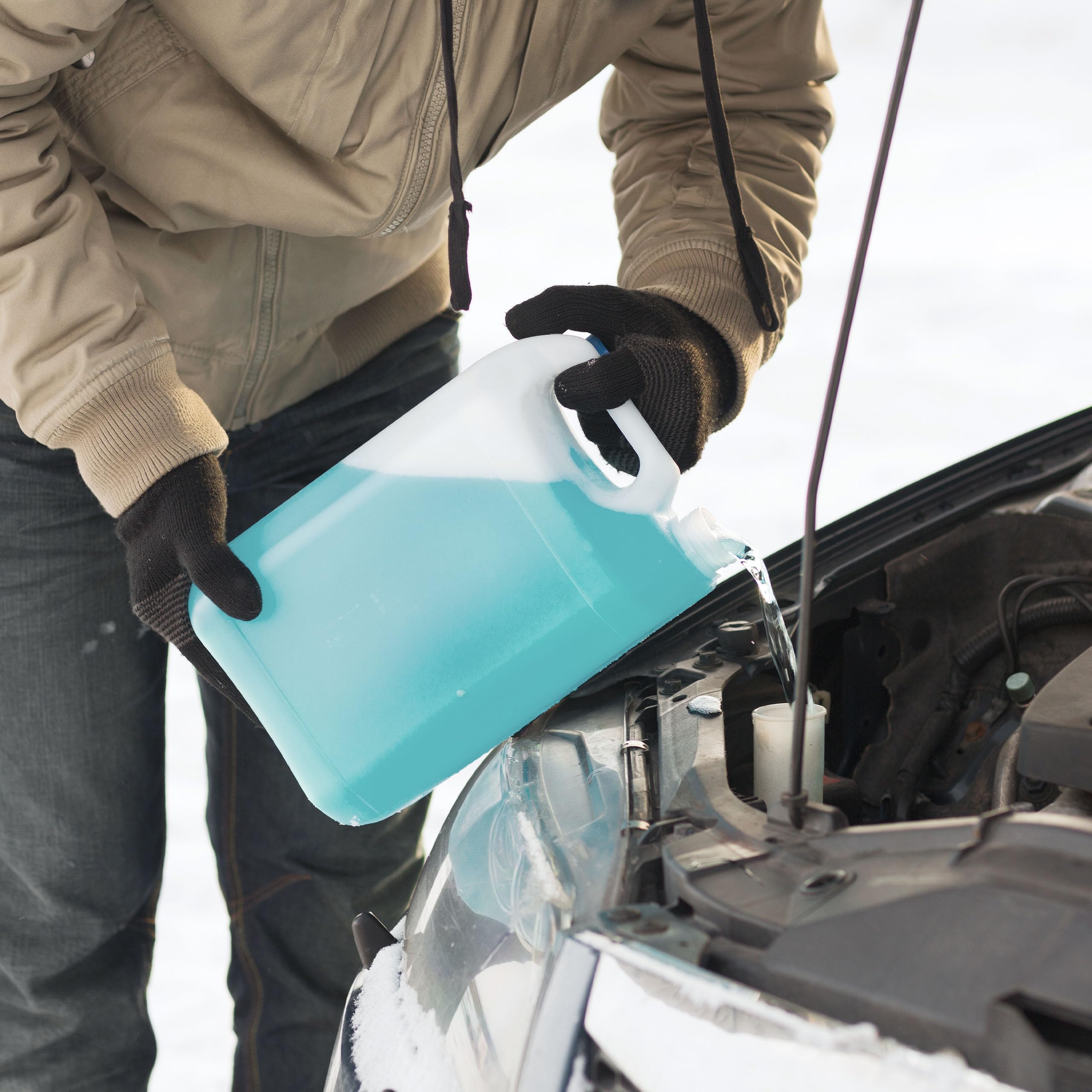Winter Scheibenwaschflüssigkeit 4x5L -20 Grad, Hochwertiger Scheibenwischwasser Fruchtduft, Scheibenwischerflüssigkeit Verleiht Glanz, Entfernt Schmutz Ethanol