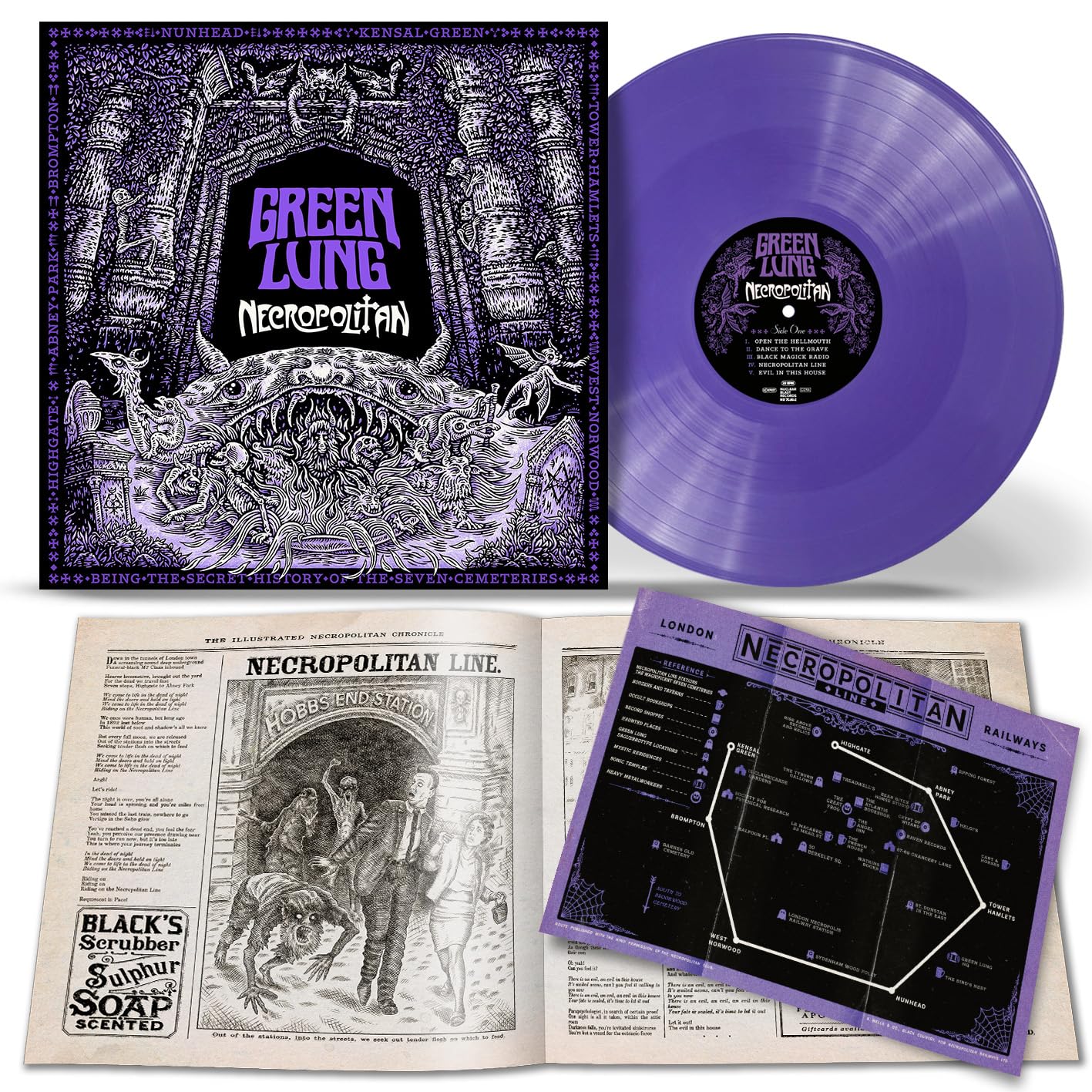 Necropolitan (1LP Gatefold) [Purple] [VINYL]