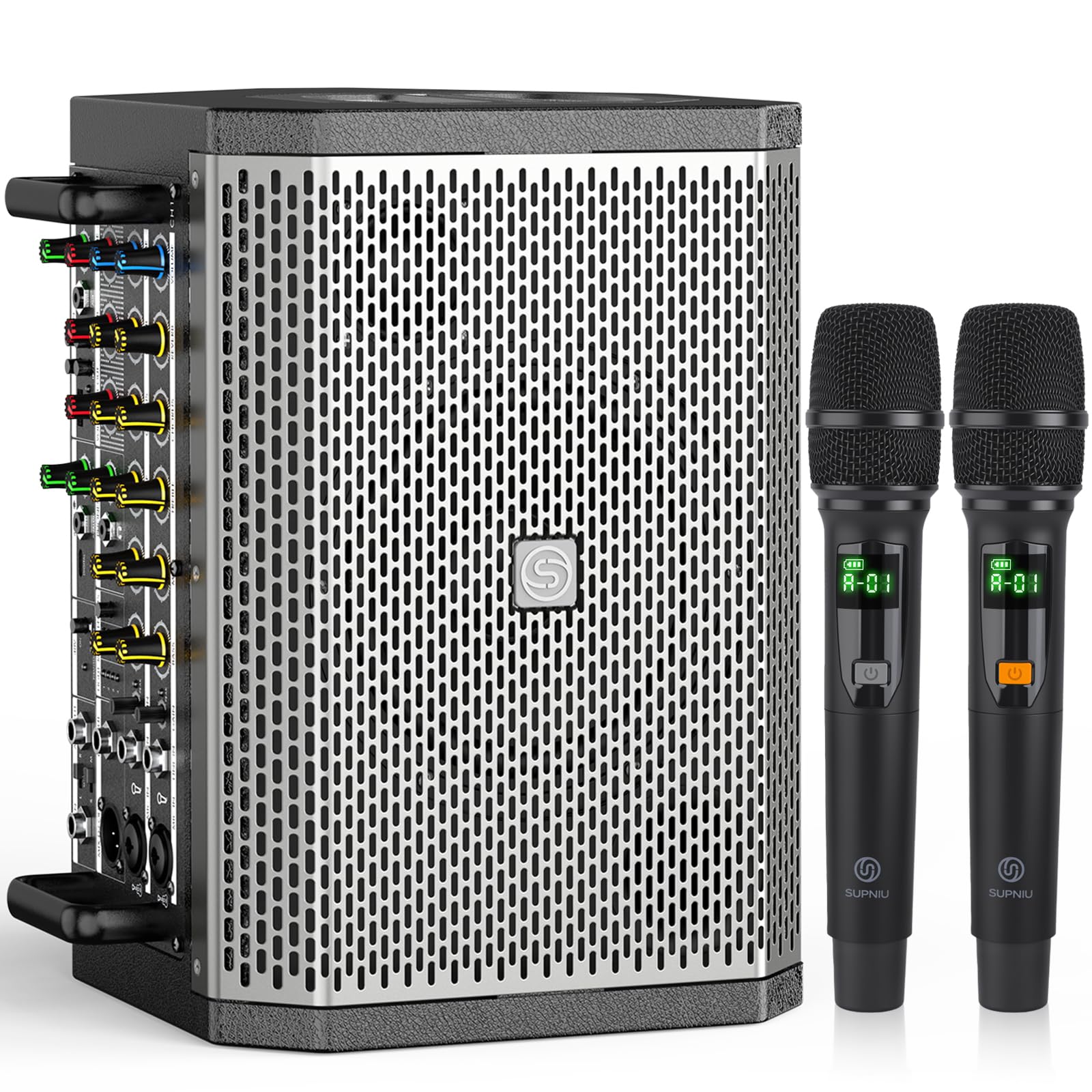 Amazon.com: SUPNIU Karaoke Machine for Adults, 5-Channel Mixer, PA