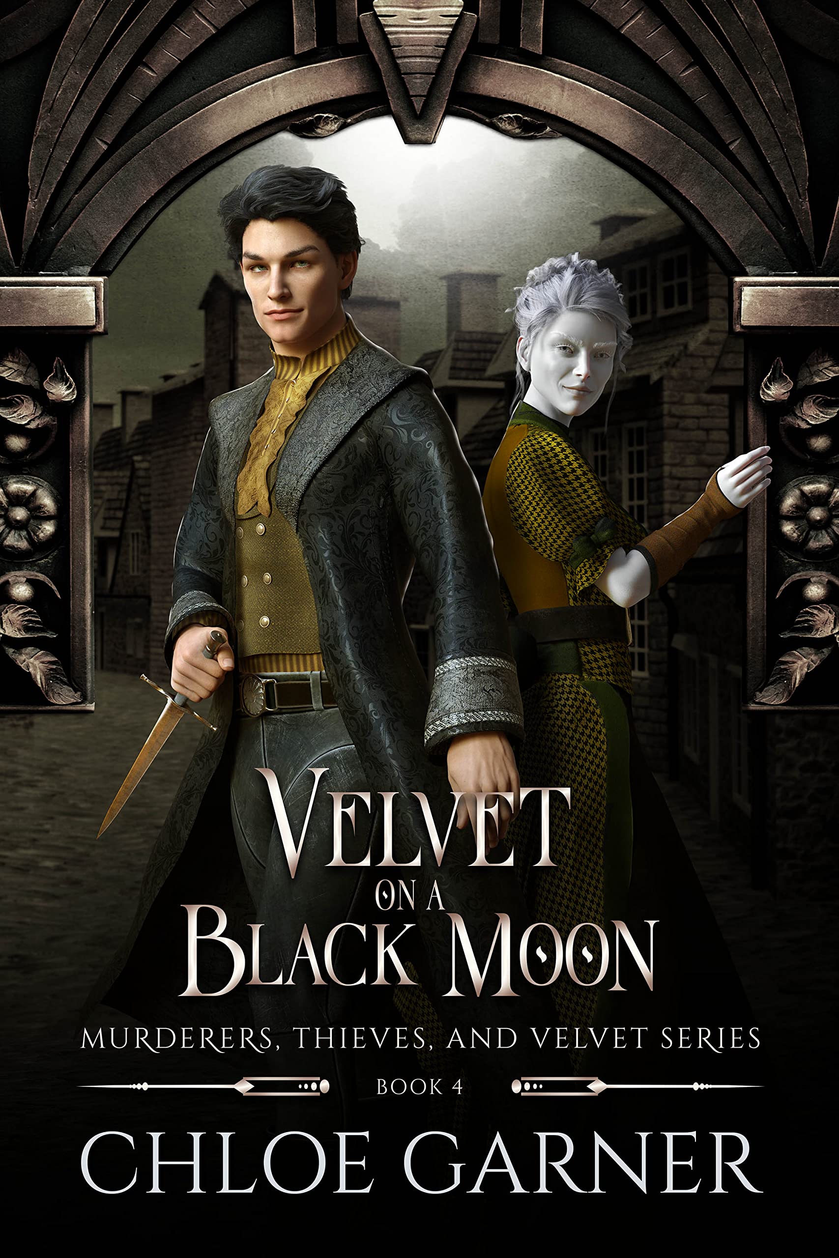 Book cover for Velvet on a Black Moon