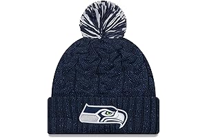 Seattle Seahawks: Women's Cozy Cable Knit Beanie Hat