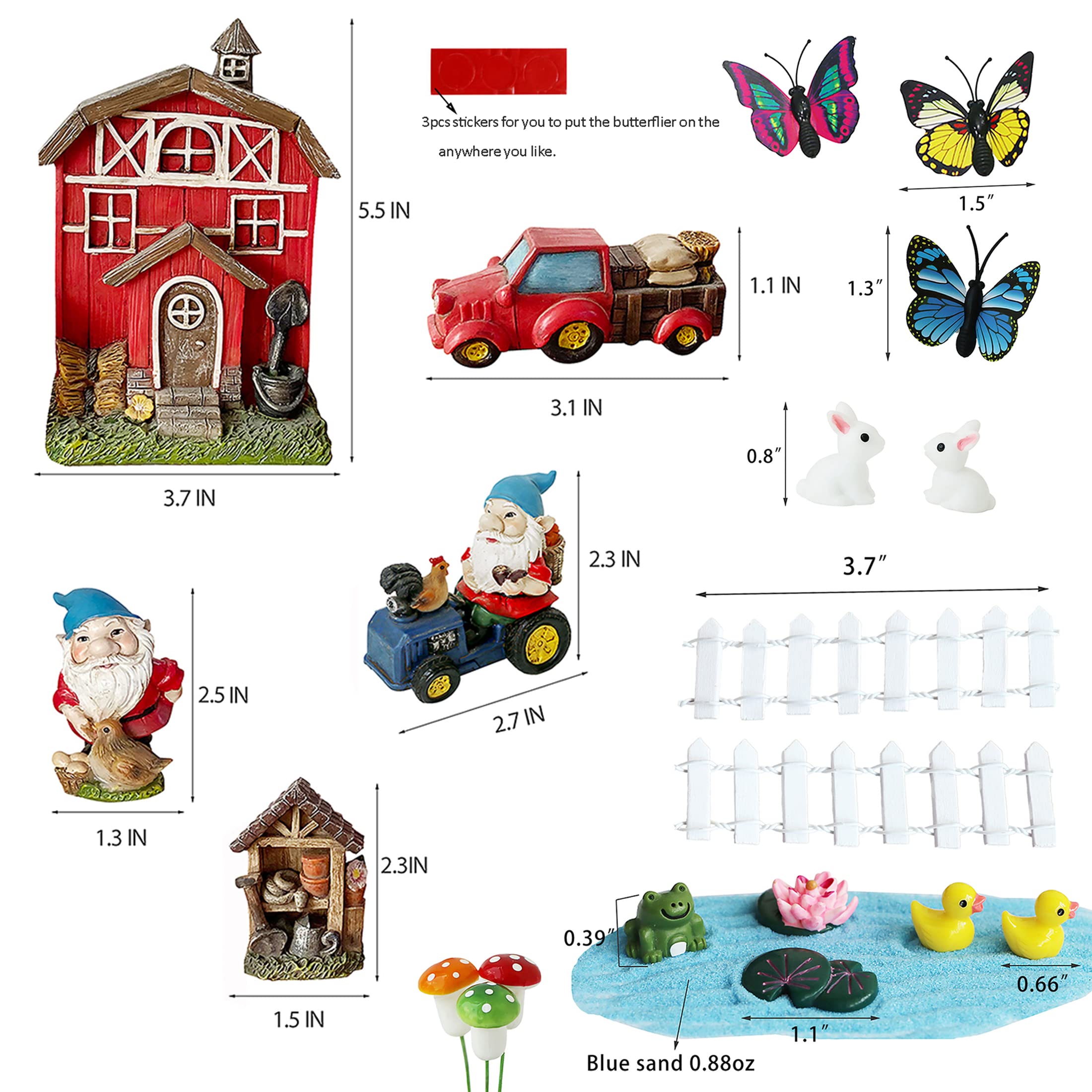 Gnome-A-Palooza Mini-Feengartenhaus – Harz, Handbemalt, 12,7 Cm, Für Garten & Deko