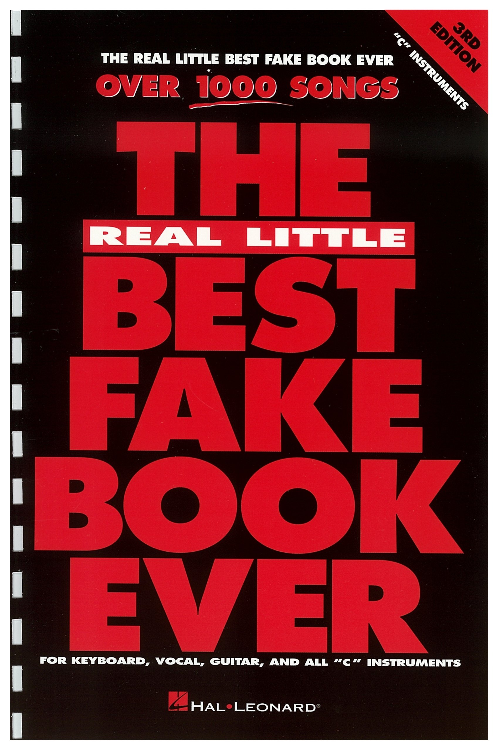 The Real Little Best Fake Book Ever C Edition partition songbook anglais pour piano et guitare