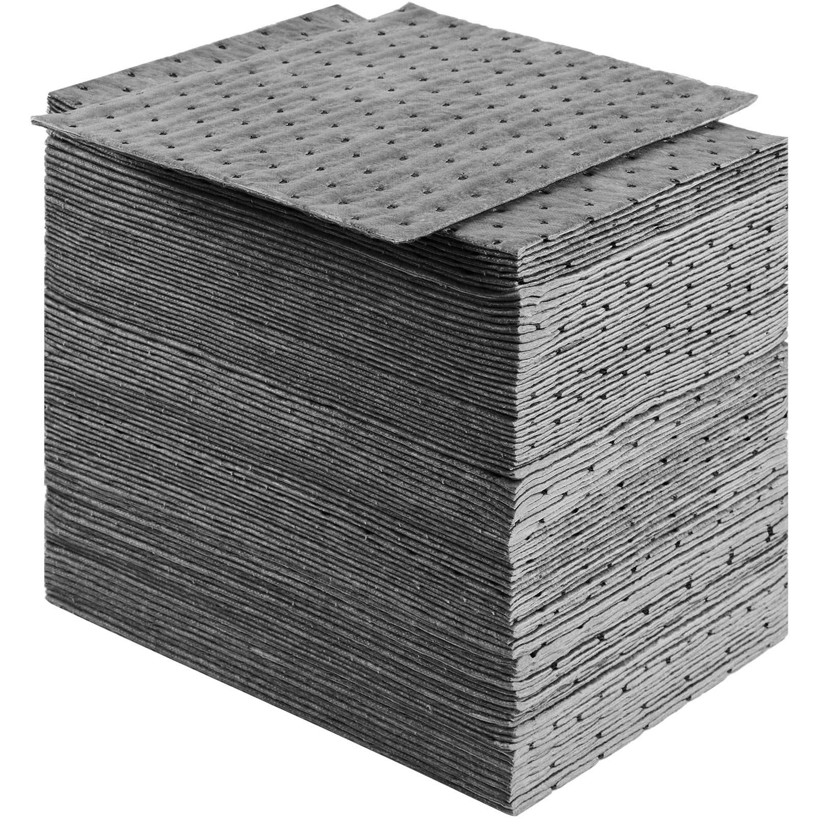 VEVOR Tapis Absorbant Liquide Universel 100 Pièces 250x330 mm, Tapis Absorbant l'Eau jusqu'à 11,4 L dans Une Boîte Distributrice, en Polypropylène, pour Déversements, Cuisine Animaux de Compagnie