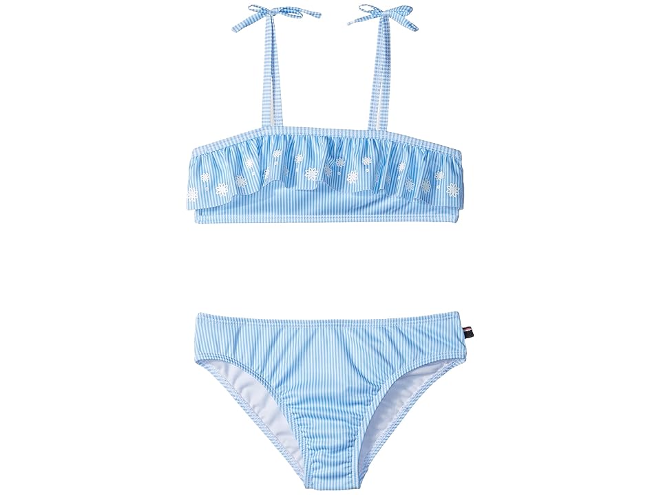 

Tommy Hilfiger Kids Printed Ithaca Two-Piece Swimsuit (Toddler) (Azure Blue) Girl's Swimwear Sets