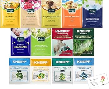 Amazon | クナイプ バスソルト 11種類 詰め合わせランダムセット