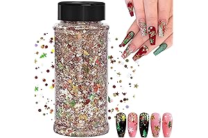 Holographic Christmas Nail Art Glitter (100g) for Resin and Nail Decor