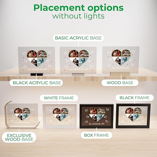 Miniatura 5 de EGD Placa acrílica personalizada para regalos para mujeres y hombres  Regalos personalizados para ella y él  Regalos de fotos personalizadas para