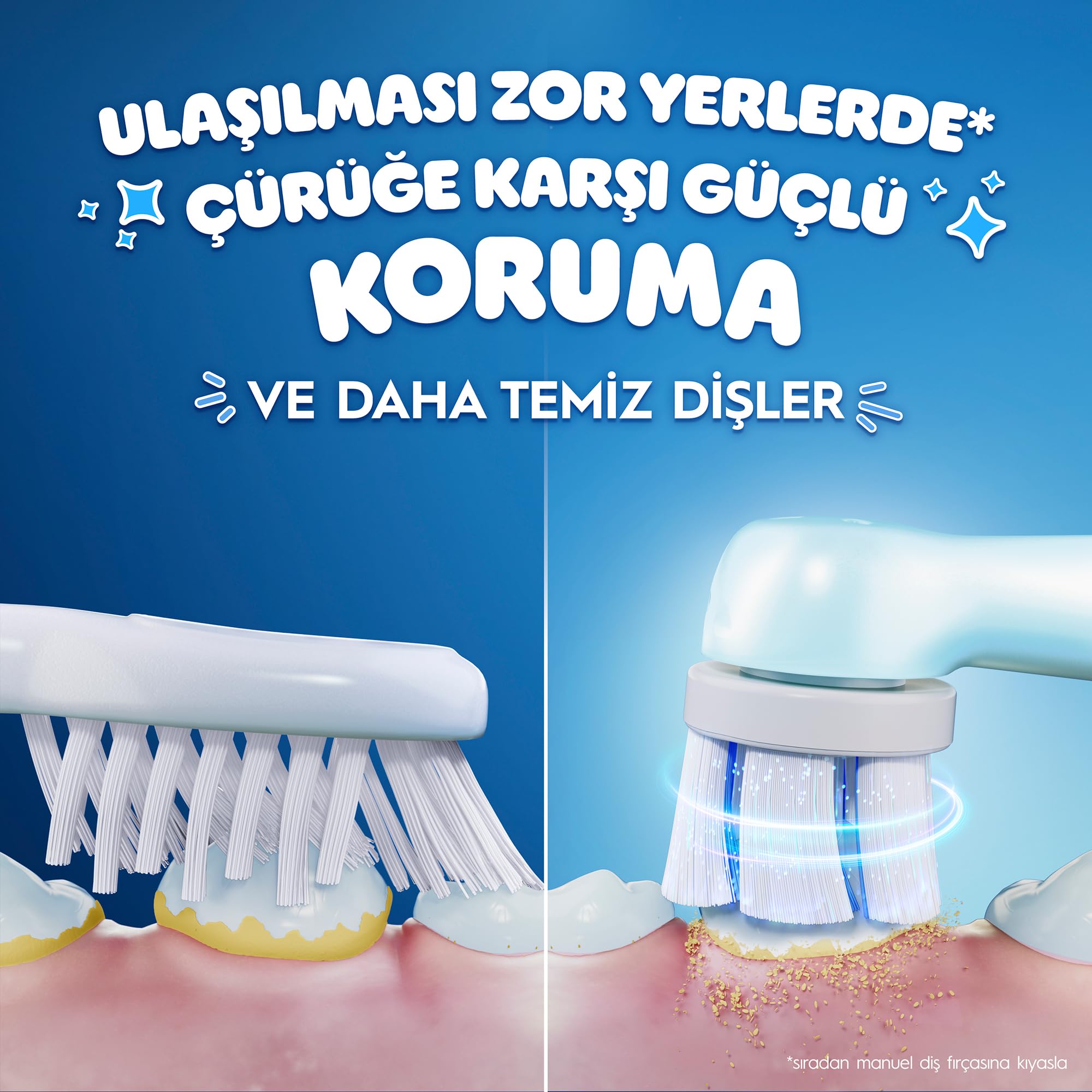 Oral-B iO Kids 6+ Stitch - Spazzolino da denti di ricambio, 4 pezzi