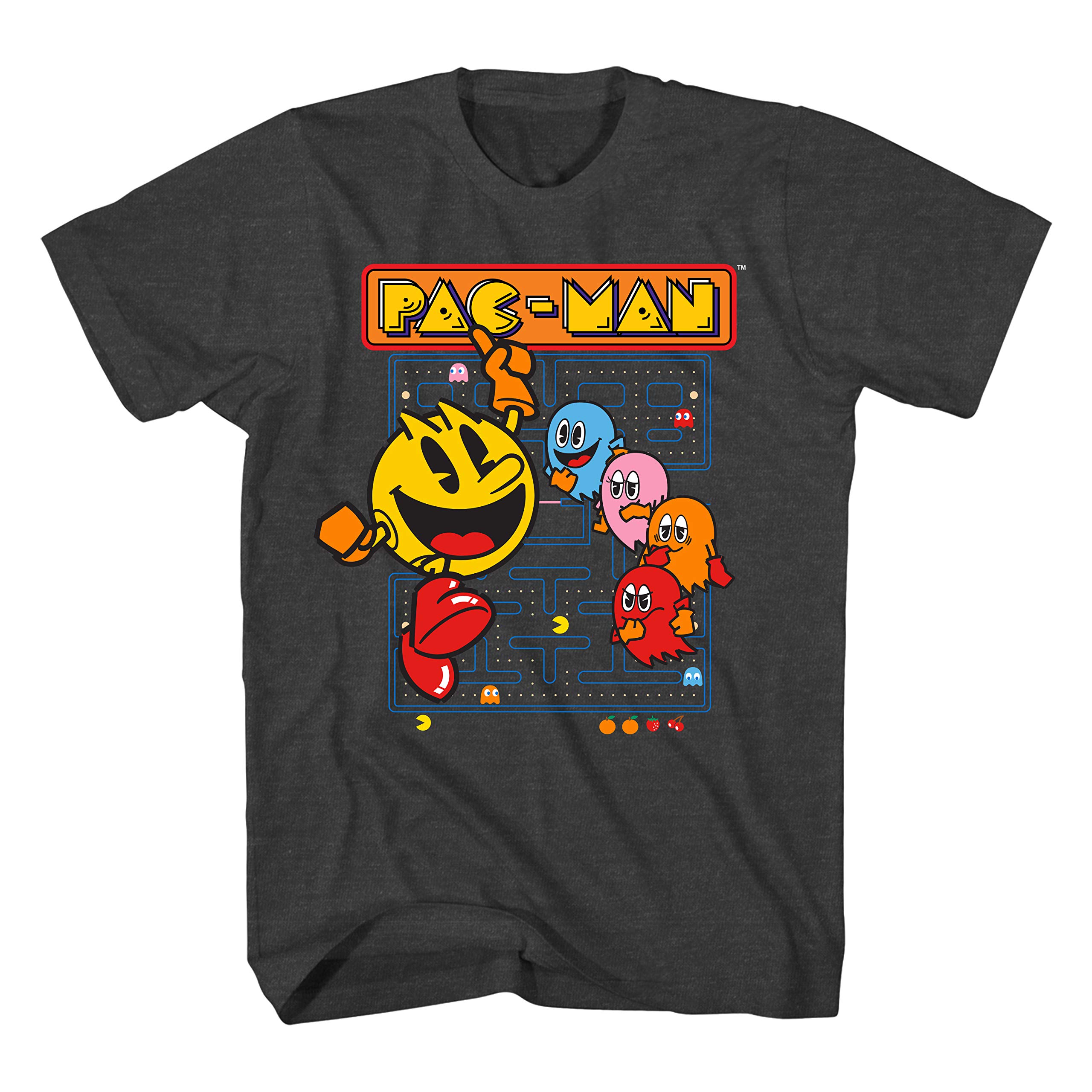 Pac-ManPac-Man Official Pacman Video Game Shirt - Namco Atari Official T-Shirt
