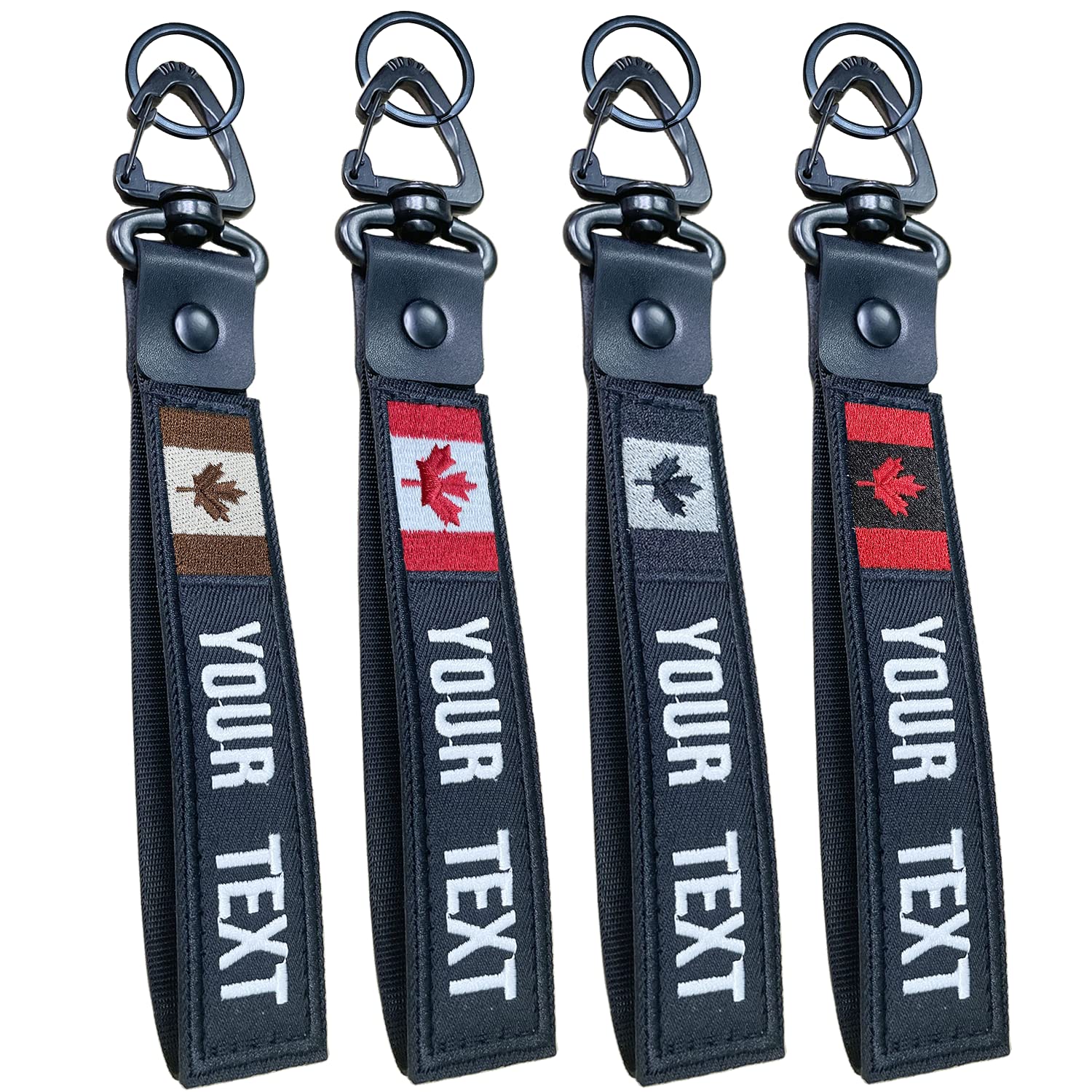 Customized Key Chain with Canada Flag
