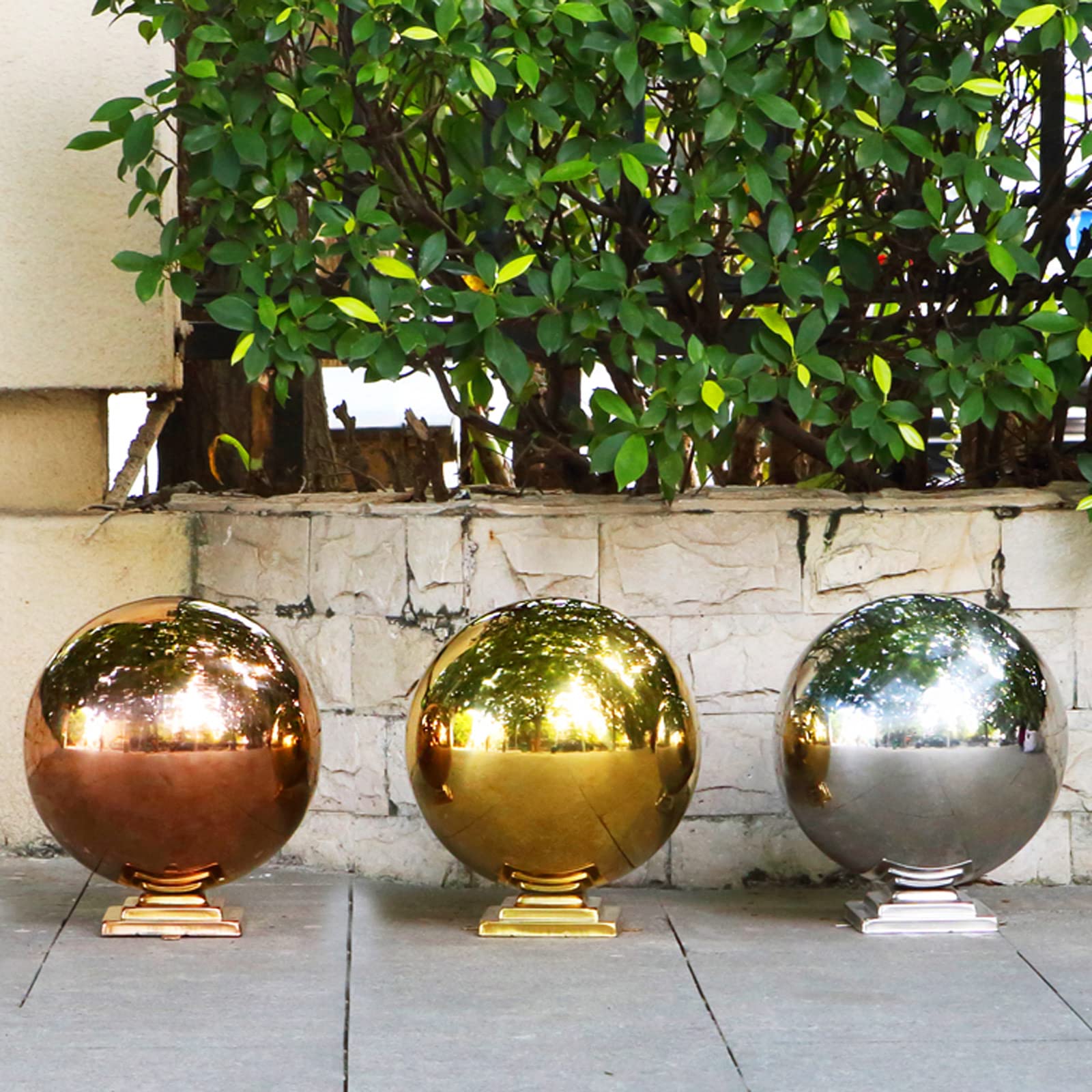 Gouden kerstbal glas met glitter | It's all about Christmas