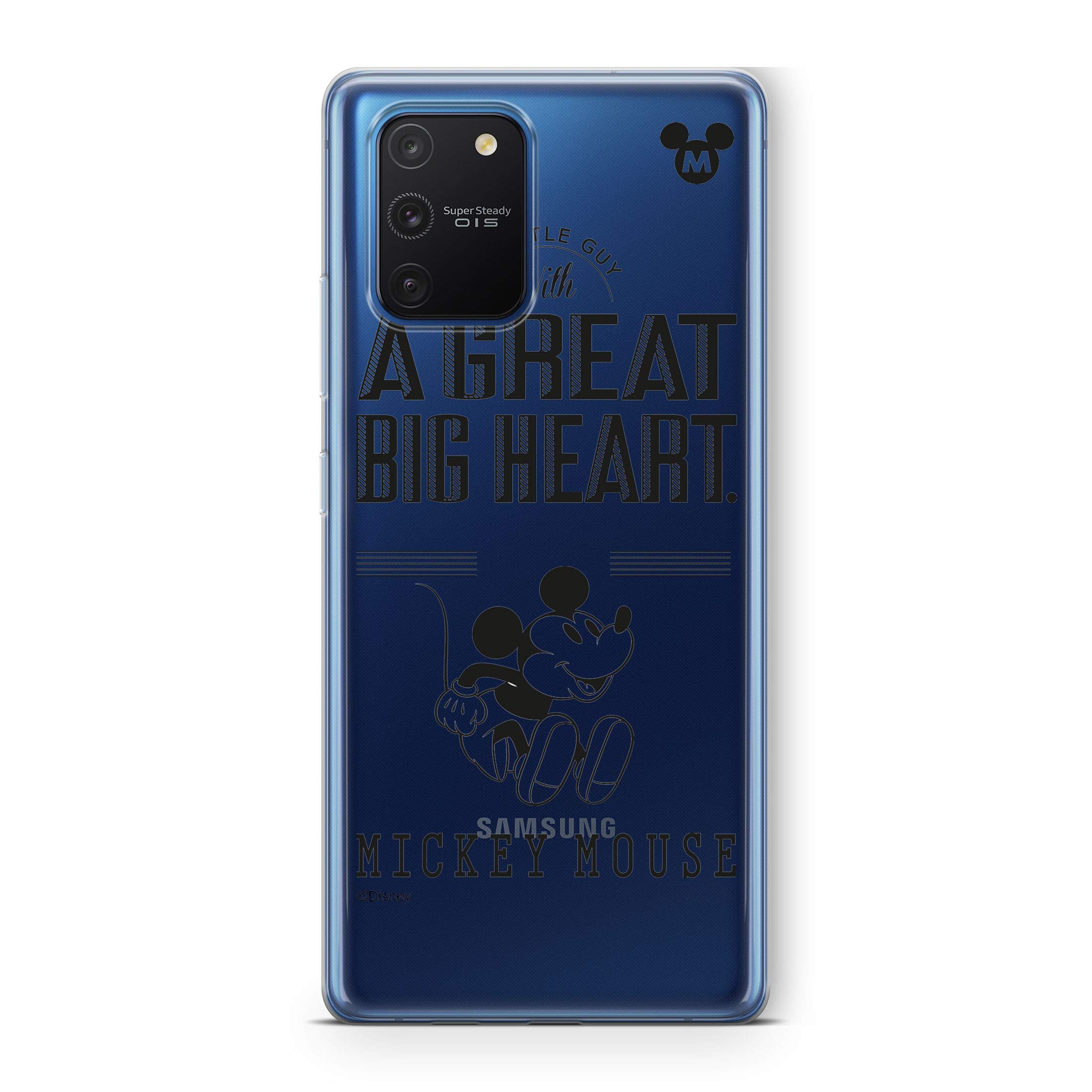 ERT GROUP mobile phone case for Samsung S10 Lite/A91 original and officially Licensed Disney pattern Mickey 006 optimally adapted to the shape of the mobile phone, partially transparent