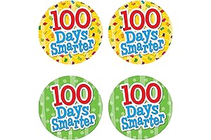 Teacher Created Resources 100 Days Smarter Wear'Em Badges