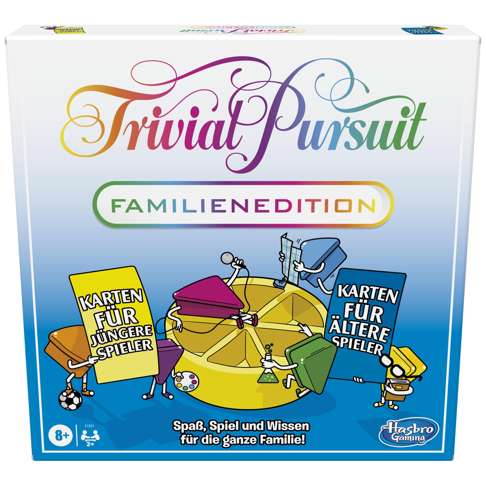 Hasbro Gaming E1921100 Trivial Pursuit Édition Famille Jeu de Table (Version Allemande)
