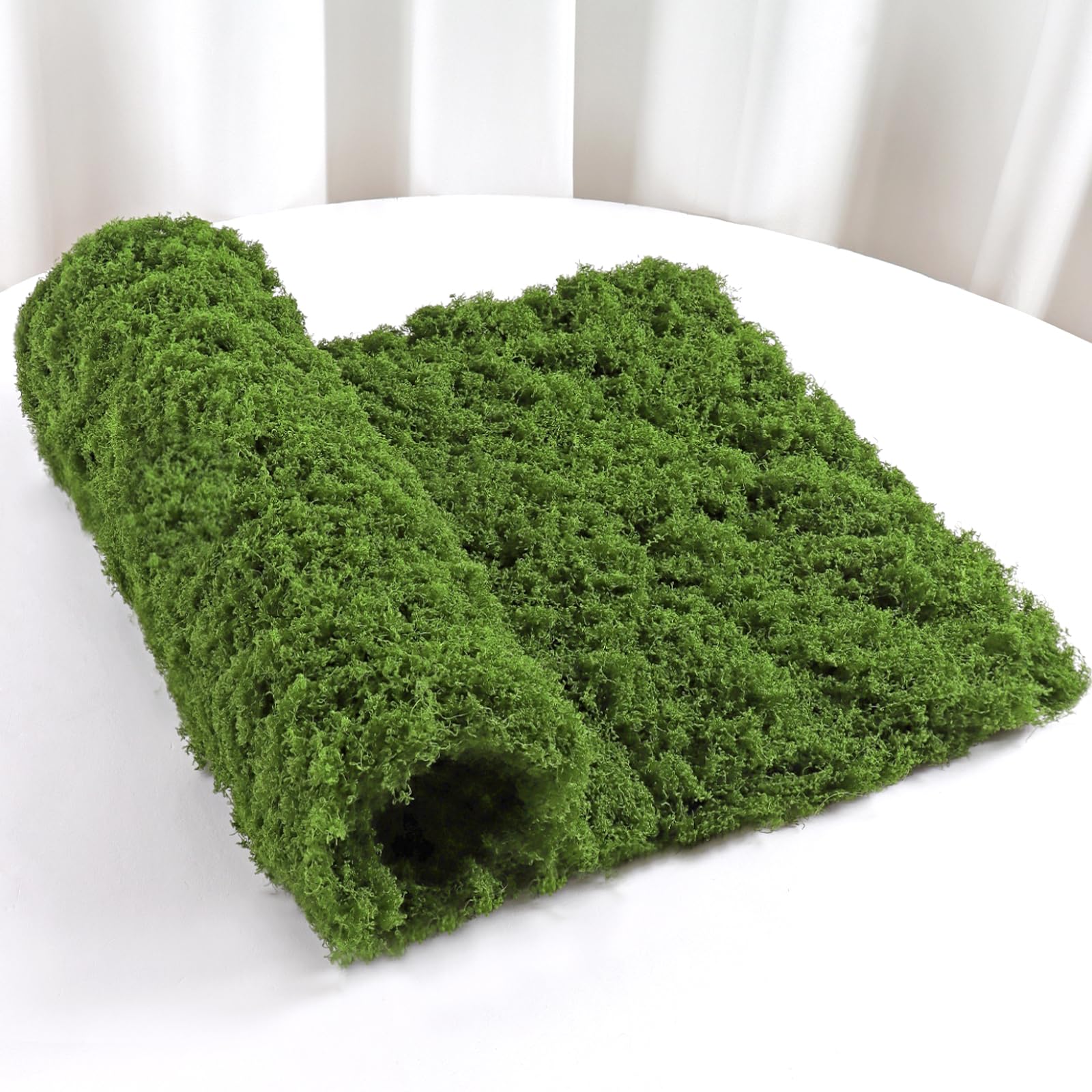 Betylifoy Kunstmoos zum Dekorieren 100 x 100cm Quadrat Moosmatte Künstliches Moos Kunstmoos zum Basteln Fake Dekomoos Bastelmoos Moos Deko für Wand Modellbau Krippe Aquarium Miniatur Garten Deko