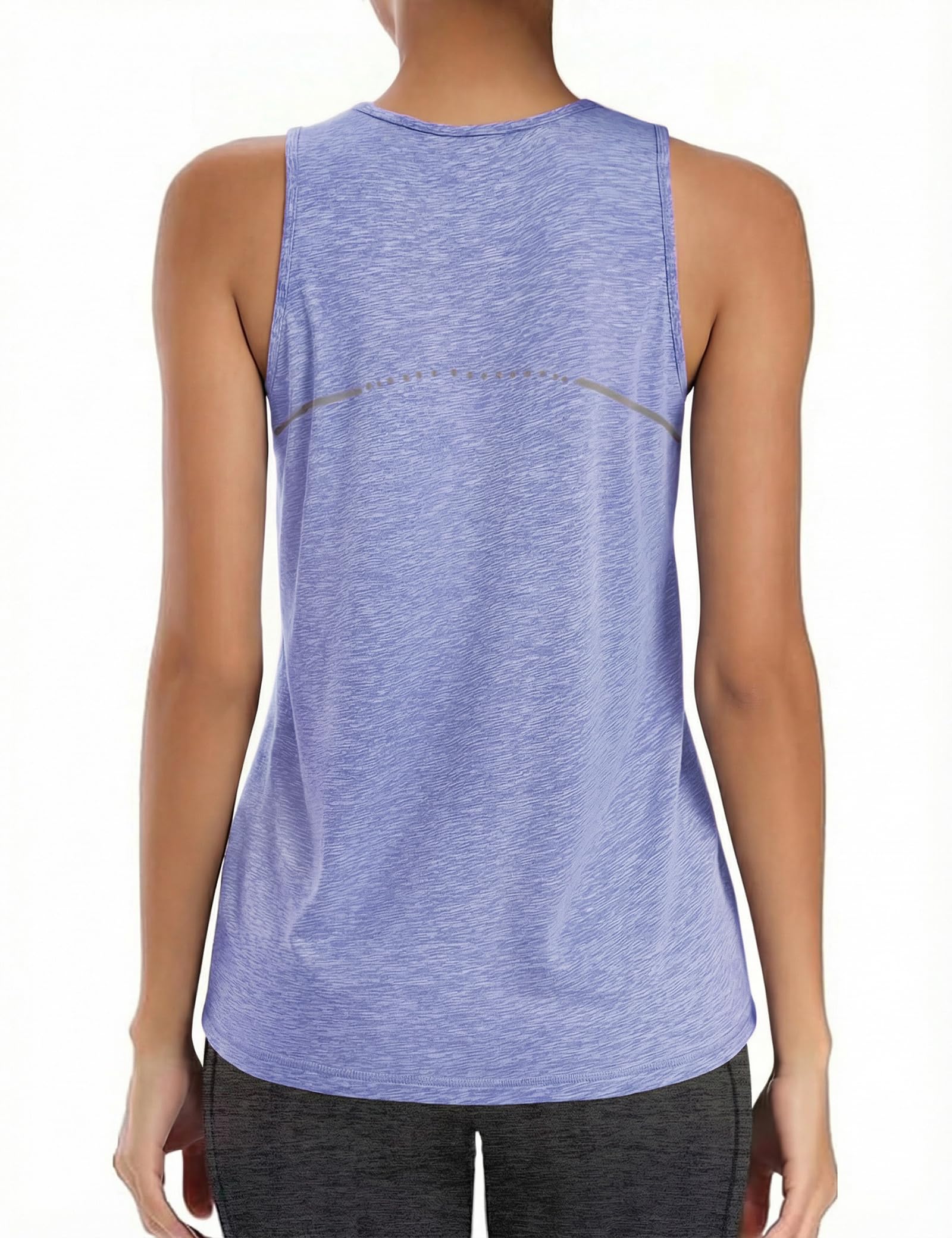 Gyabnw Damen Tank Top Sport Ärmellos Atmungsaktiv für Fitnes
