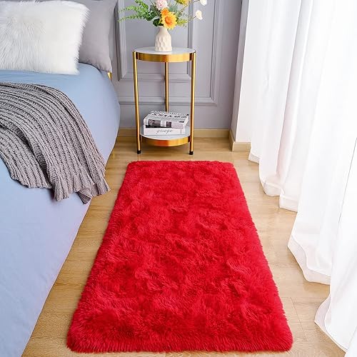 Miniatura 248 de Amearea Alfombra suave y esponjosa de alta calidad, moderna, 5 x 7 pies, alfombras de felpa mullida para sala de estar, dormitorio, habitación