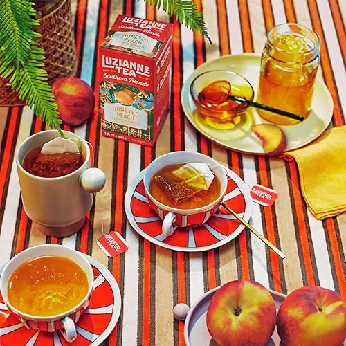 Miniatura 2 de Luzianne Southern Blends - Paquete variado de menta y rosa, melocotón meloso y sandía y miel, 18 unidades (paquete de 3)