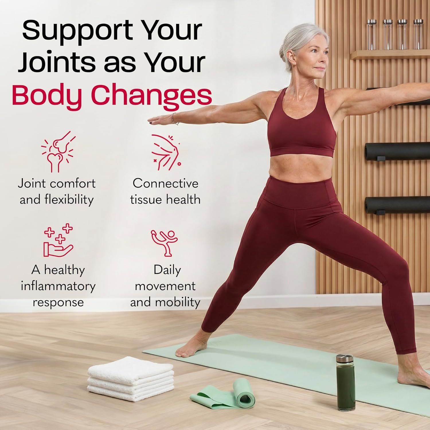 Super Greens Powder – Flex Ease NanaBerry – Kosher - Sugar Free- Greens Superfood Powder with Collagen Peptides, Turmeric & Hyaluronic Acid for Joint Mobility & Comfort – 30 Servings