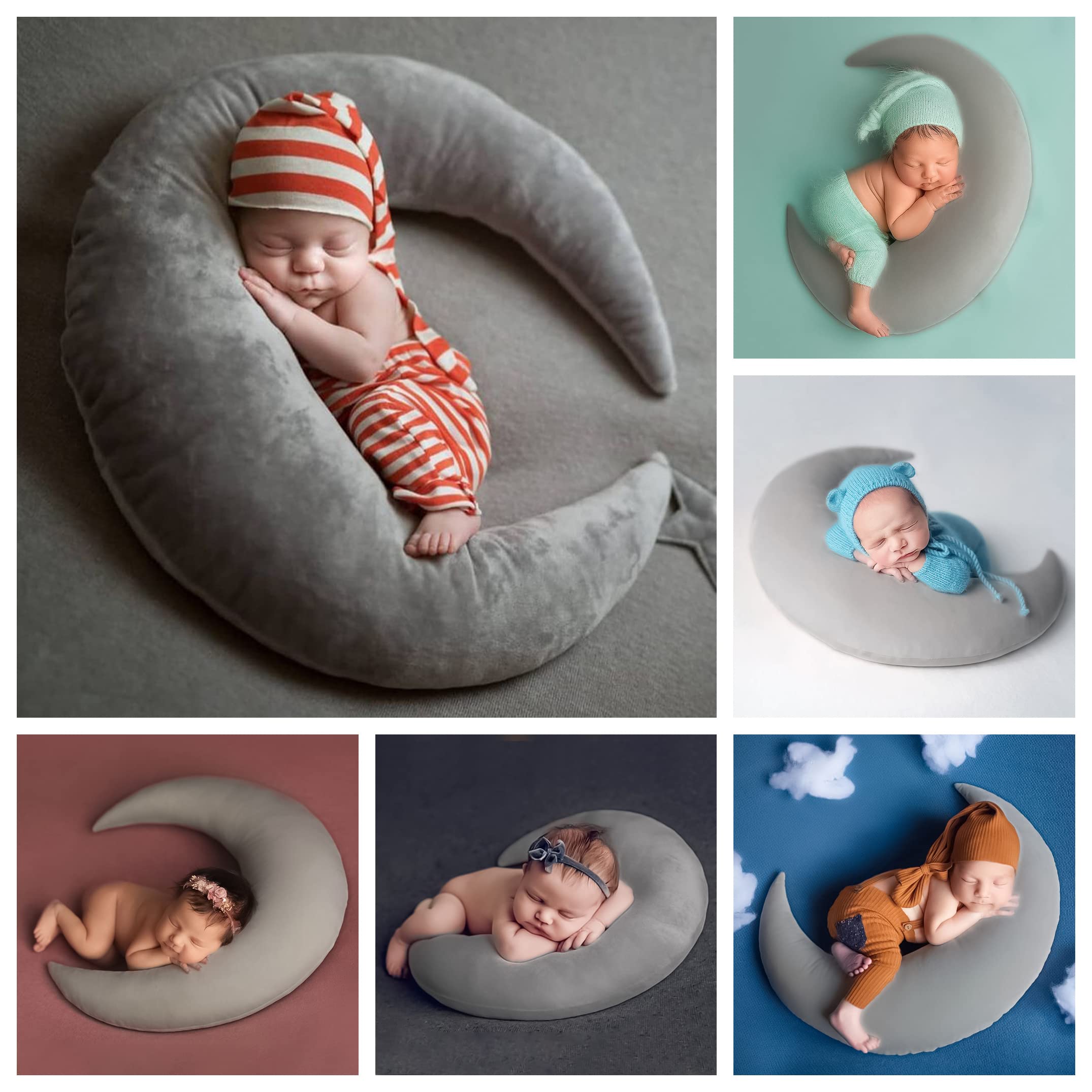 Recién Nacido Almohada Luna Para Bebe Almohada De Bebe Recien