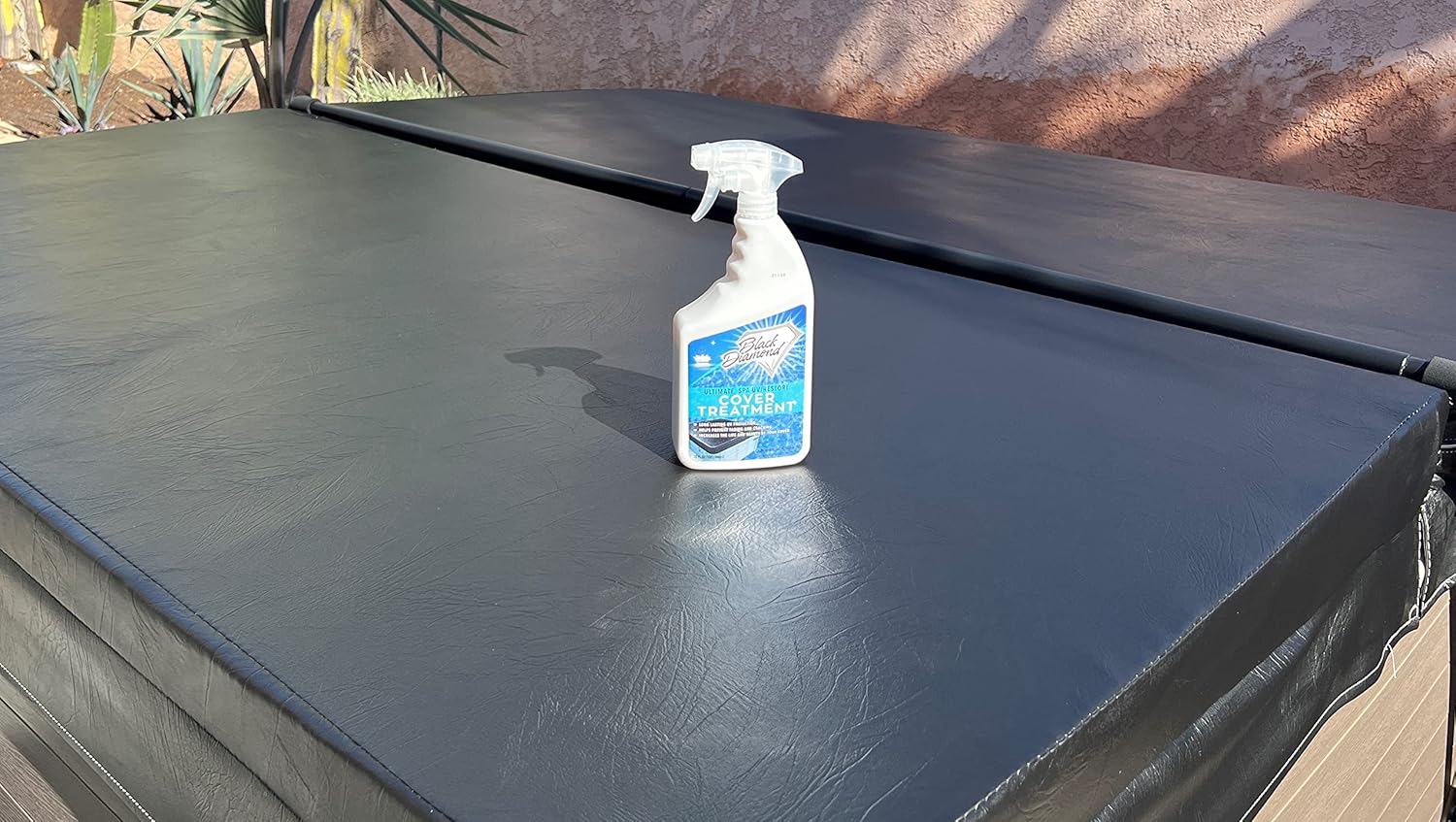 Black Diamond Stoneworks Ultimate Spa Filter Cleaner Fast-Acting Spray for Hot Tub & Pool Filters.1-QT,1-G Plus. Spa Hot Tub UV/Restore Cover Treatment, Protectant, Conditioner for Vinyl 1-QT.