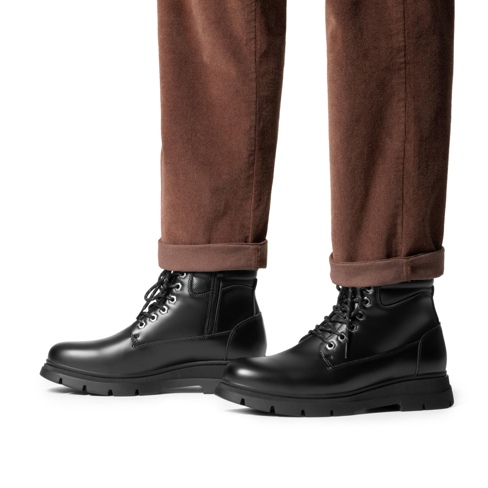 Bruno Marc Bottes De Moto Bottines Classiques Chukka pour Homme
