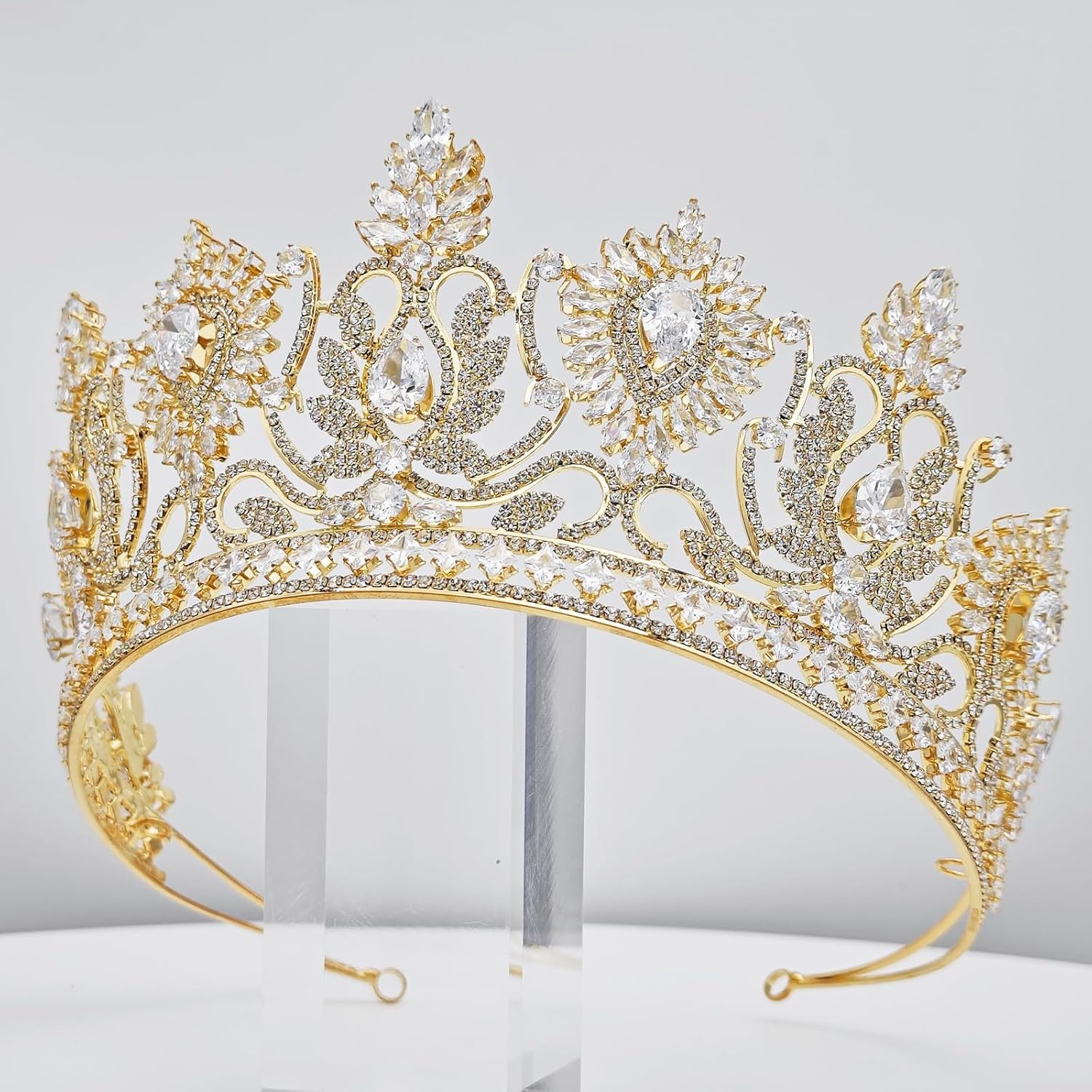 large gold headpiece