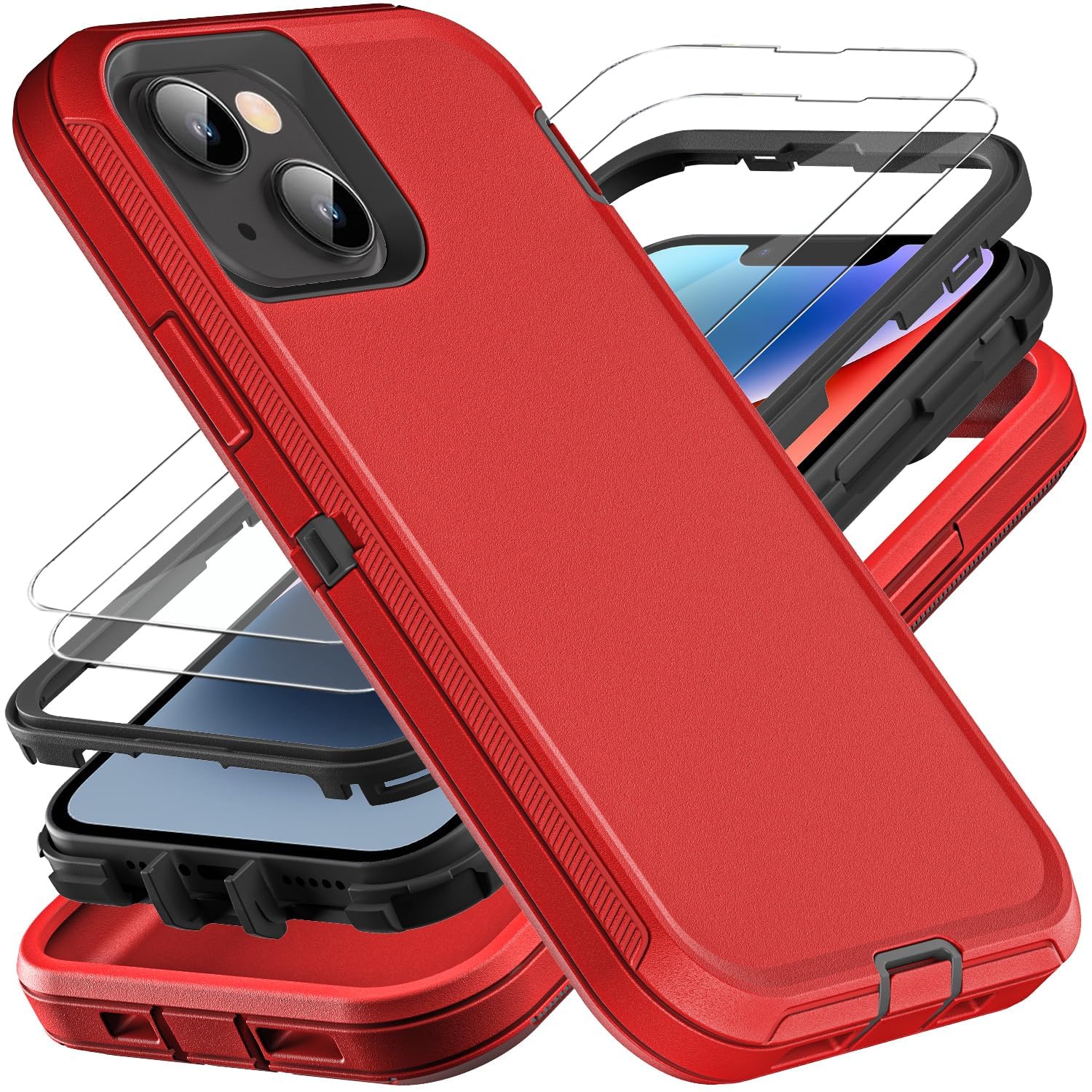Coque iPhone 13 antichoc de qualité militaire housse de protection robuste