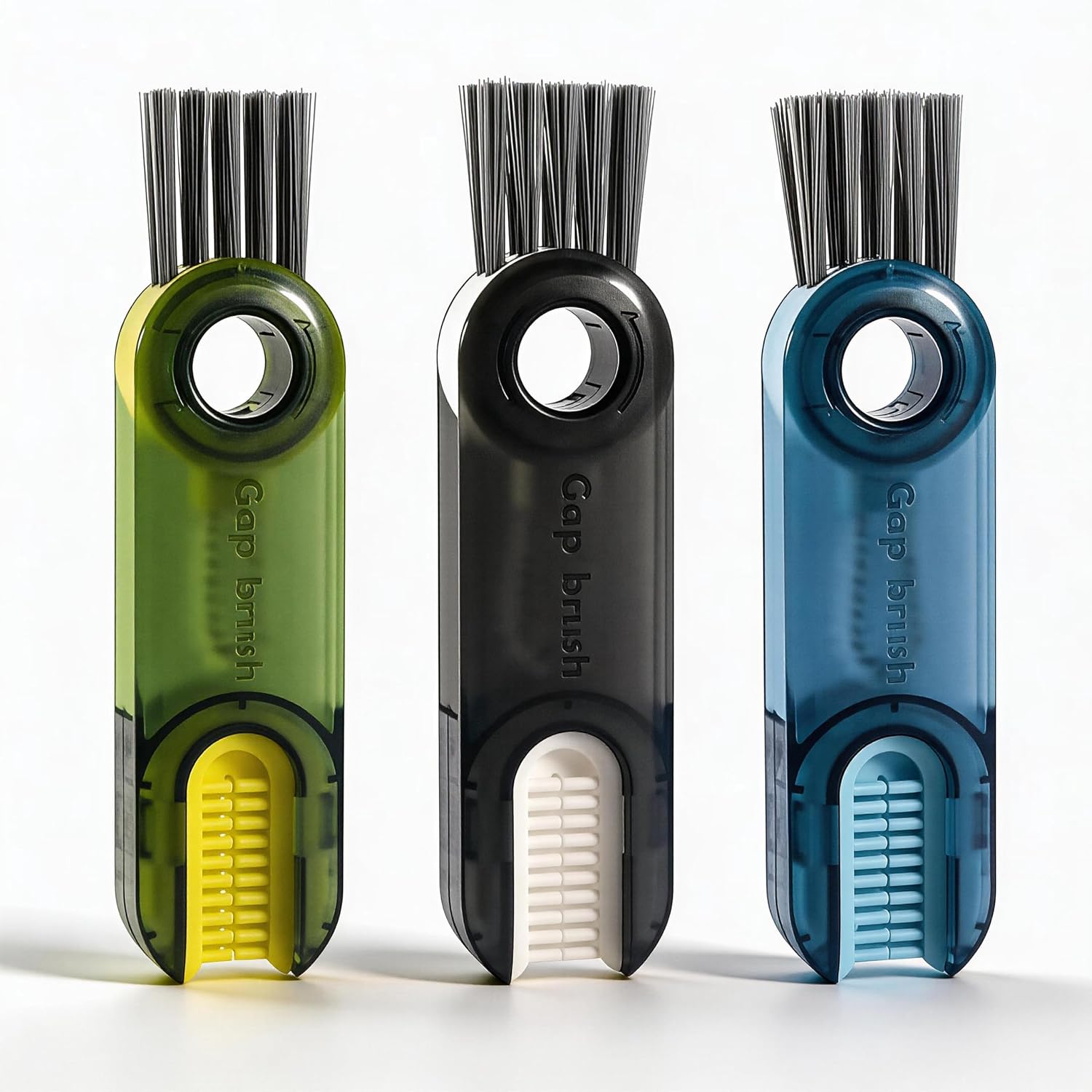 3 in 1 Cup Lid Cleaning Brush Set - Multifunctional Cup Cleaning Brushes, Water Bottle Cleaner, Home Kitchen Crevices Cleaning Brush Tools(3 PCS)