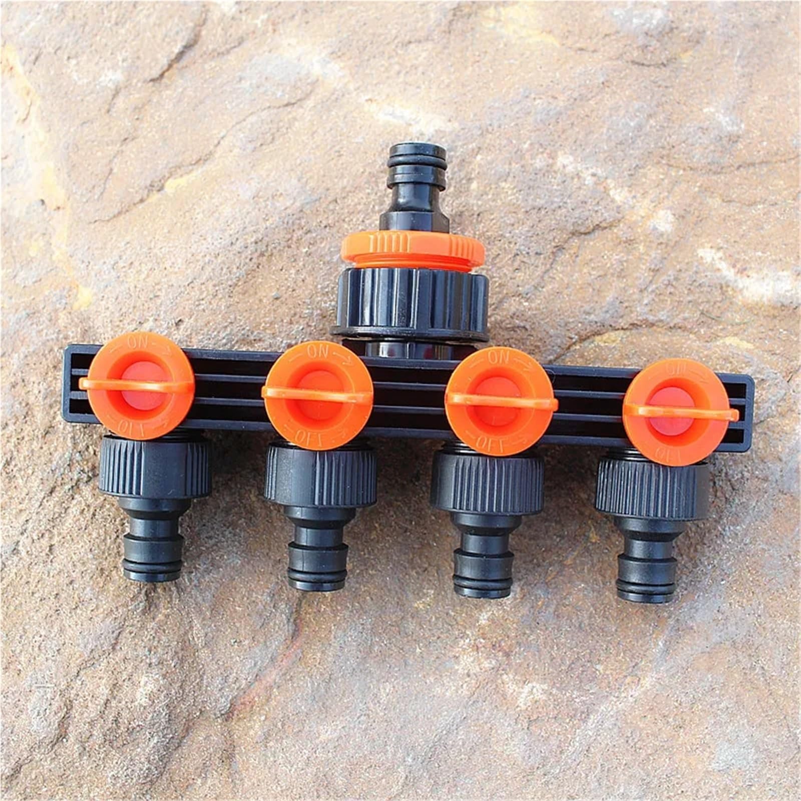 Raccordo per Rubinetto da Giardino, Doppio sdoppiatore for Tubo da Giardino 2 Set Connettore di Flusso a Y a 5 Vie a Scatto for Rubinetto e