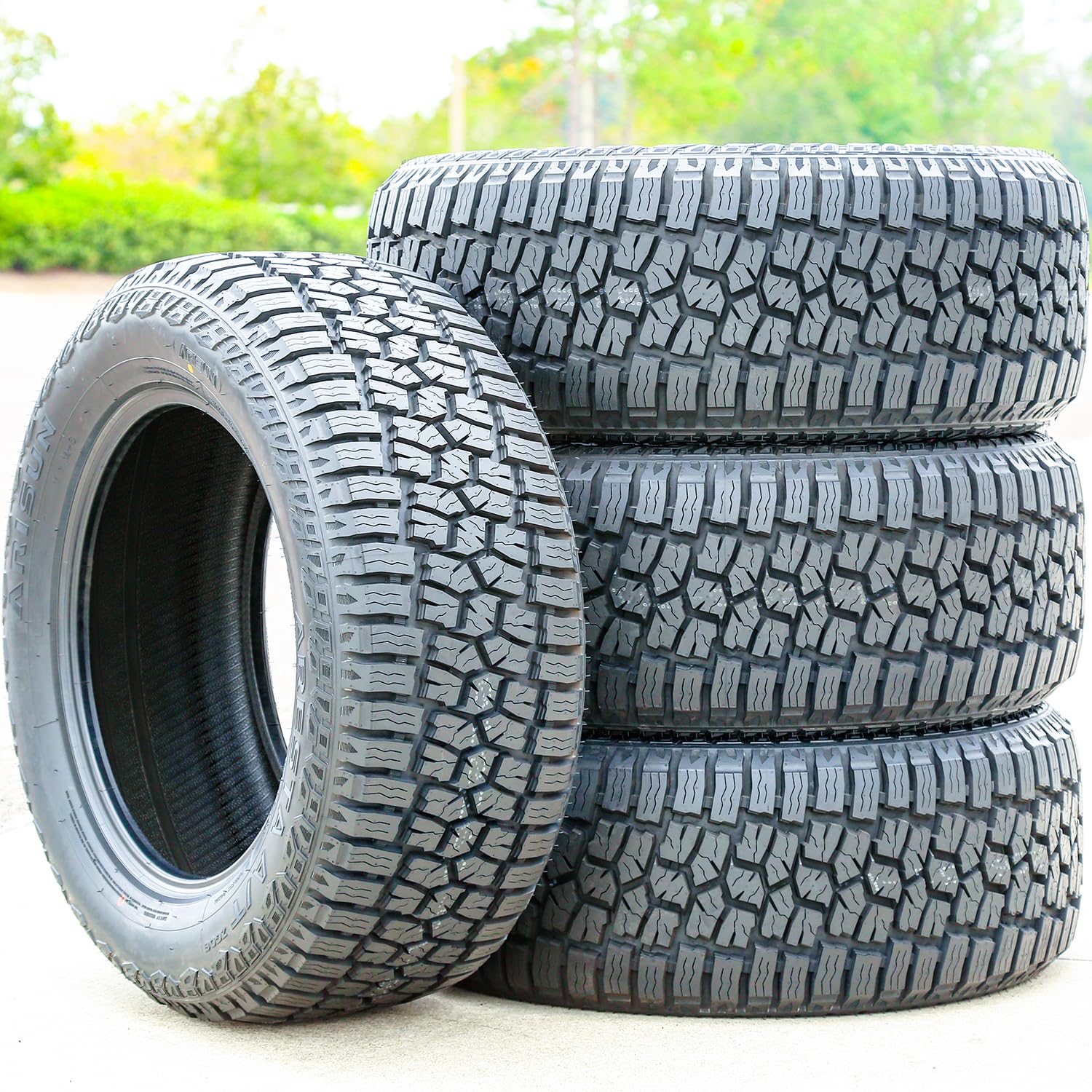 Amazon.com: 4 x Arisun Aresta A/T ZG06 255/75R17 115T SL 17 inch