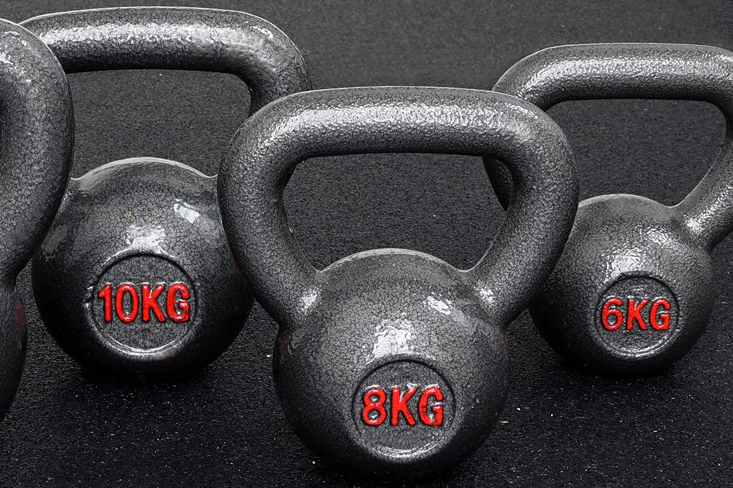 Vivol Kettlebell 15 kg żeliwny – hantle kulowe żeliwne do treningu siłowego, crossfitu i fitnessu w domu – od 6 kg do 20 kg