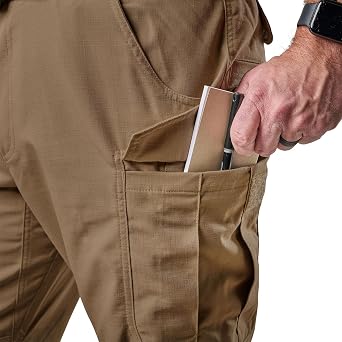 Tru-Spec 24-7 Series Ascent Work Pants for Men - Stretch Rip-Stop Cargo Utility - Water Resistant - Mens Tactical Pants