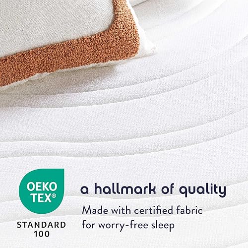 Miniatura 26 de Best Price Mattress Colchón híbrido de resortes interiores de 8 pulgadas, parte superior apretada, parte superior de espuma cómoda con base