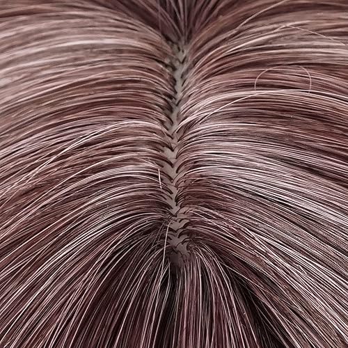 Miniatura 4 de Peluca marrón anime, disfraz de cosplay para niñas y mujeres, pelucas cortas estilo Bob para Halloween, Navidad con gorra (marrón)