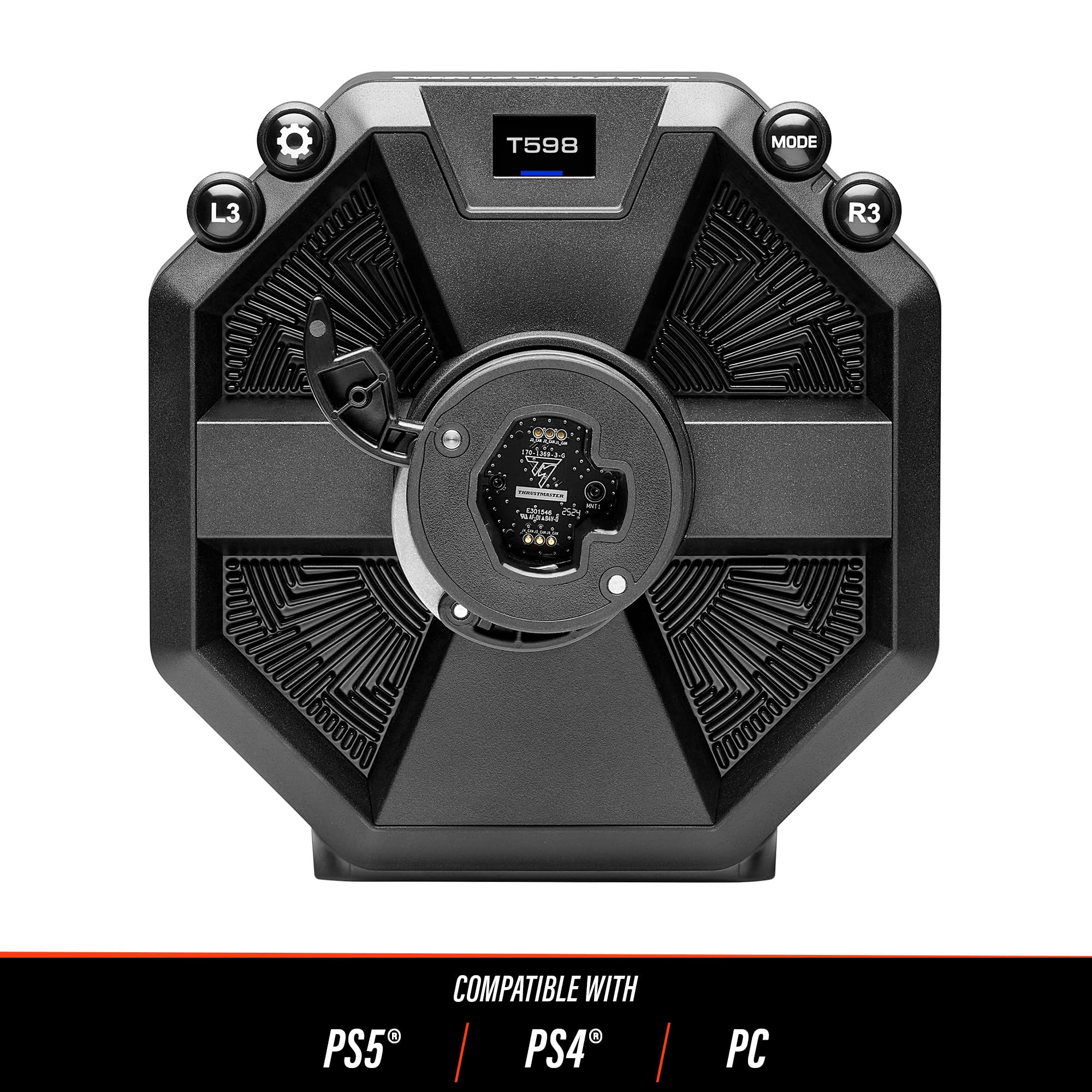 Thrustmaster T598 Servo Base, Base per Volanti Direct Axial Drive Force Feedback per PS5, PS4, PC