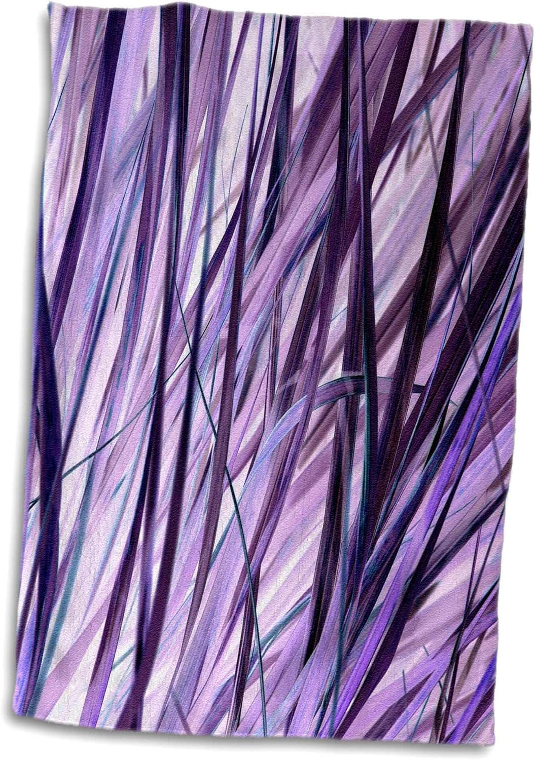 3dRose Print of Purple Swaying Grasses 22x30 Bath Hand Pool Towel