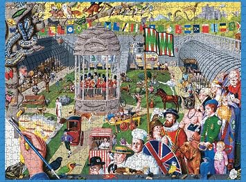 Pomegranate Mike Wilks The Ultimate Alphabet The Letter B 1000-Piece Jigsaw