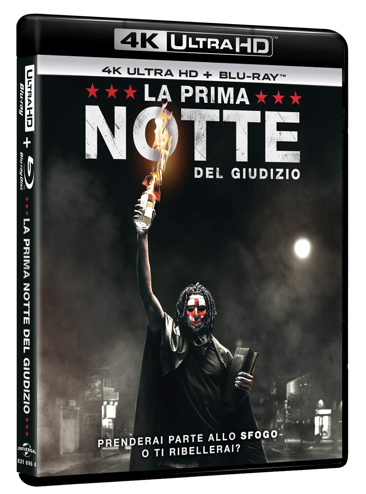 La Prima Notte Del Giudizio Blu-Ray 4K para una sesión de cine en casa con amigos y acción