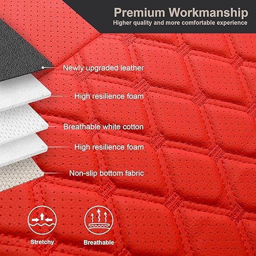 Miniatura 7 de GIANT PANDA Fundas personalizadas para asiento delantero de automóvil para Jeep Wrangler 24 puertas JL Sahara Sport Rubicon Unlimited Willys 4xe