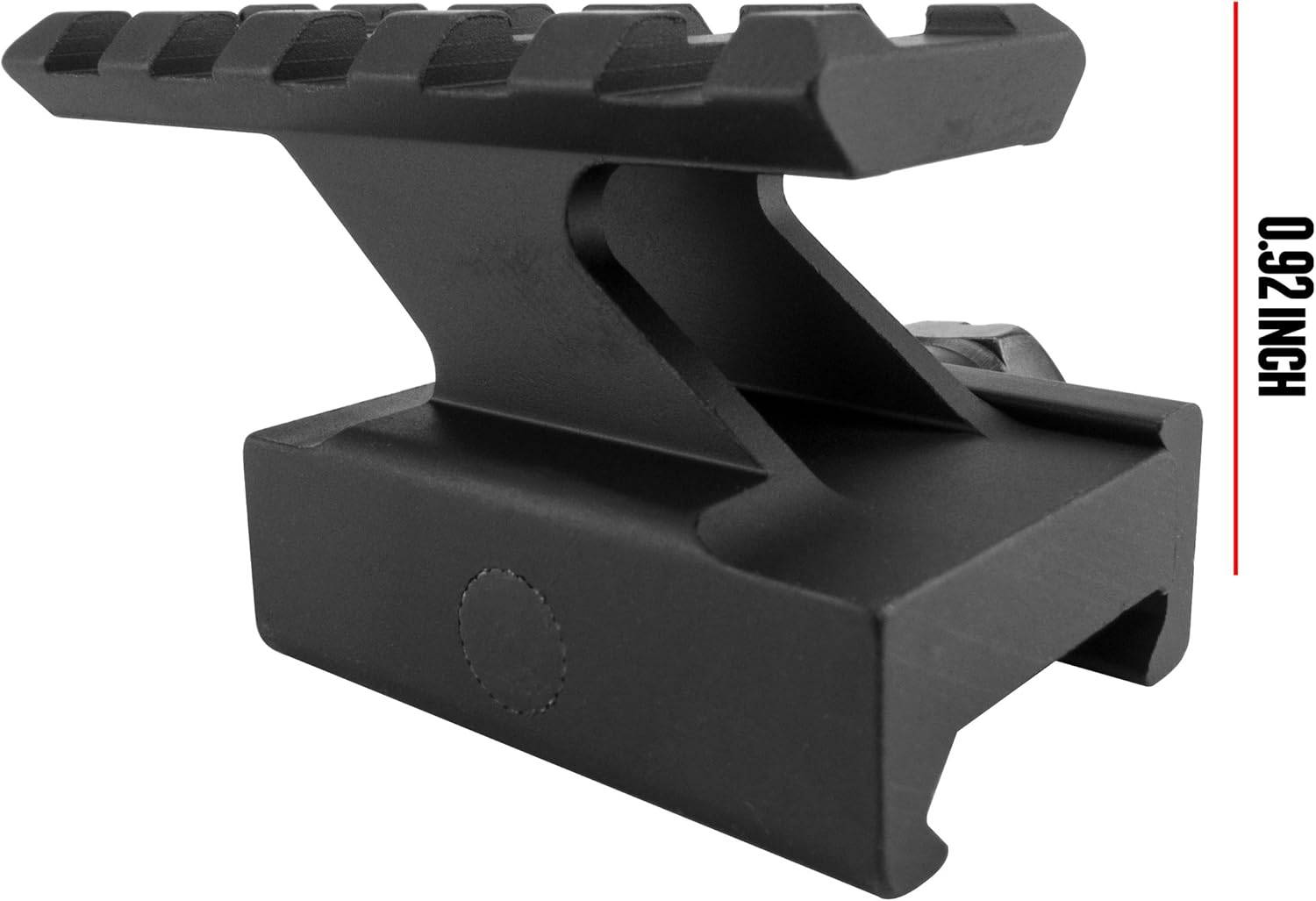 Monstrum Tactical Lockdown Series Lightweight Riser Mount | High Profile | 2.2 inch L / 5 Slot