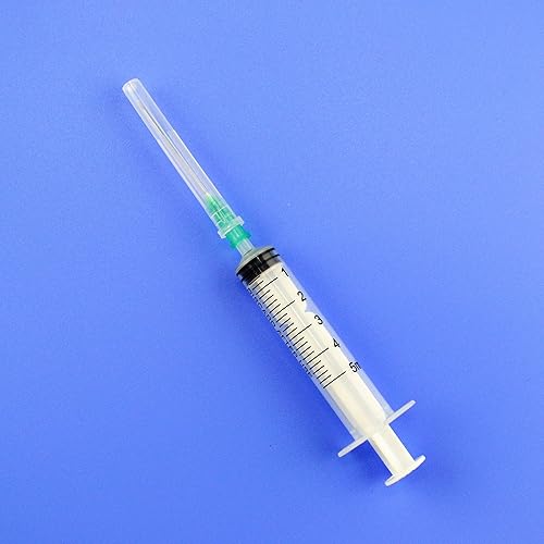 Miniatura 2 de Jeringa de 0.2 fl oz 21G con aguja Papel estéril desechable Embalaje 100Pack